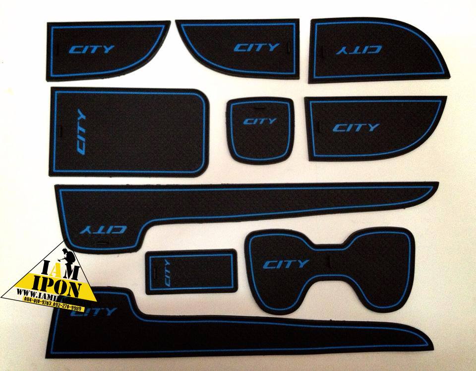 ยางรองหลุม Honda City 2011-2013 สีน้ำเงิน