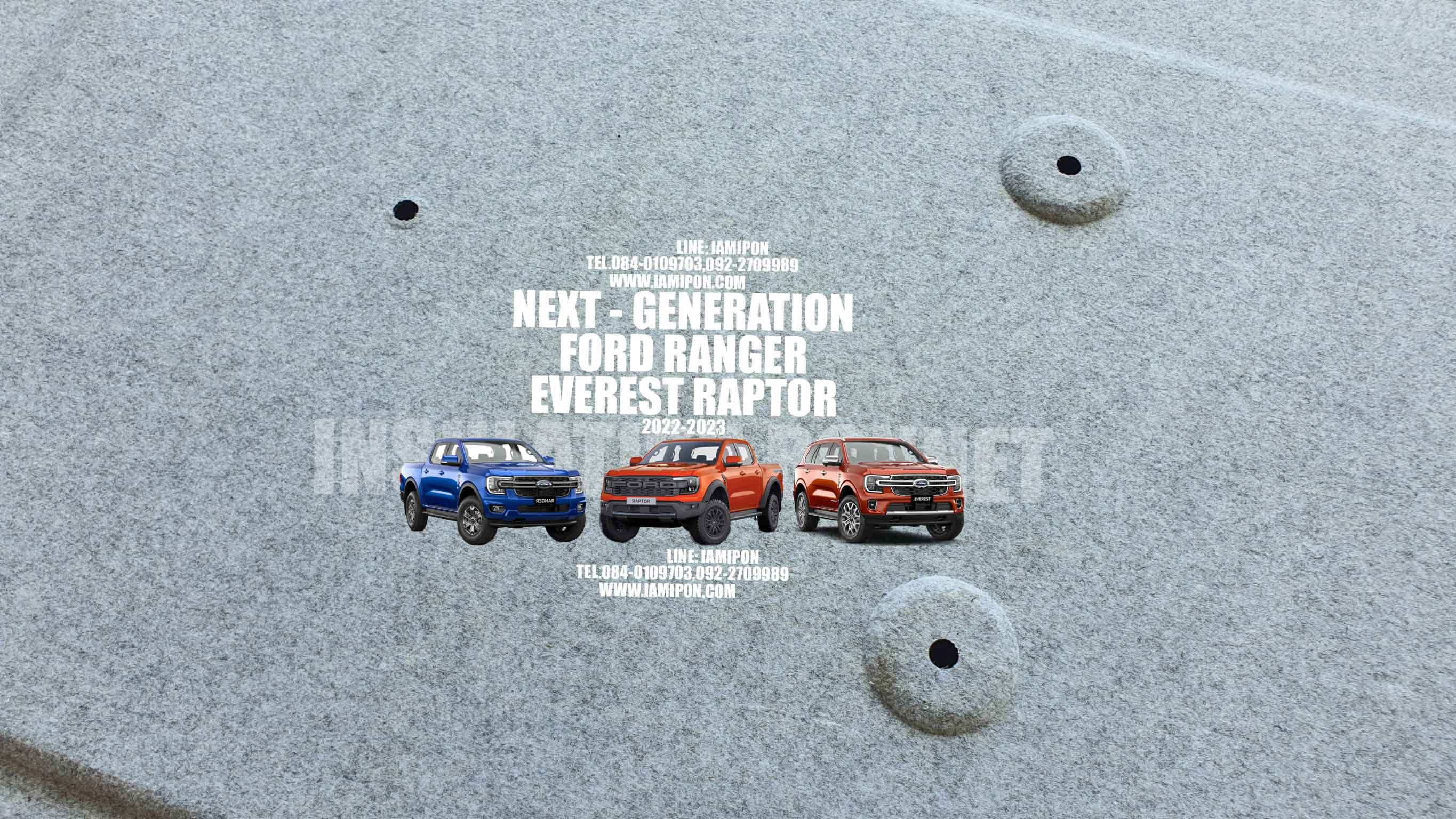 แผ่นกันความร้อนฝากระโปรงหน้าฟอร์ดเน็กซ์เจน เรนเจอร์ เอเวอเรสต์ แร๊ฟเตอร์ 2022-2023 INSULATION BONNET FORD NEXT GEN RANGER EVEREST RAPTOR 2022-2023