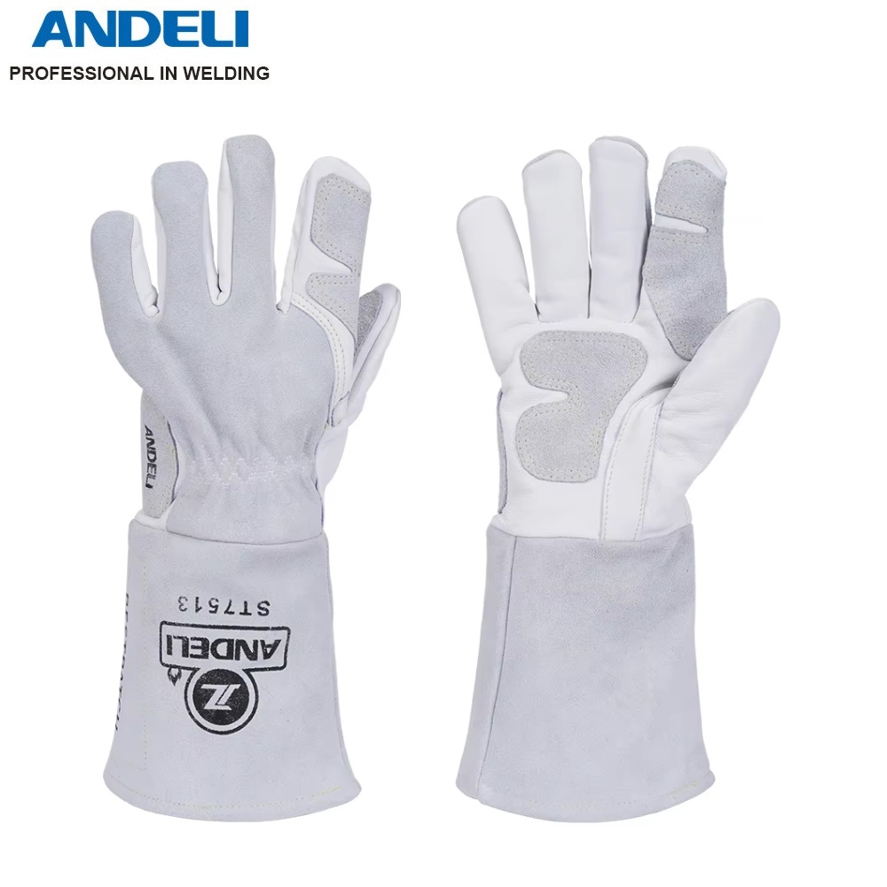 ถุงมือเชื่อม13" สีเทา ANDELI รุ่น ADPJDST00010