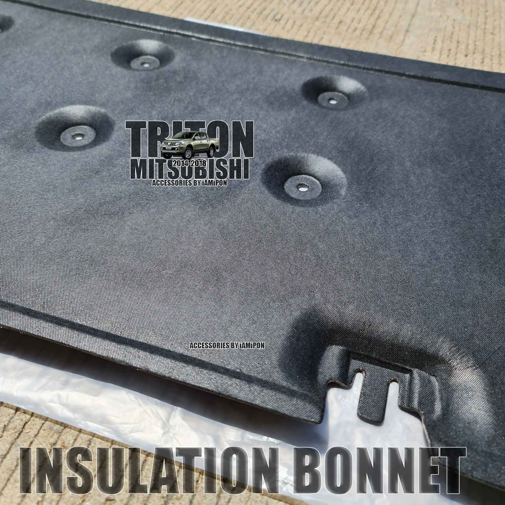 แผ่นกันความร้อนฝากระโปรงหน้า MITSUBISHI TRITON 2014-2018