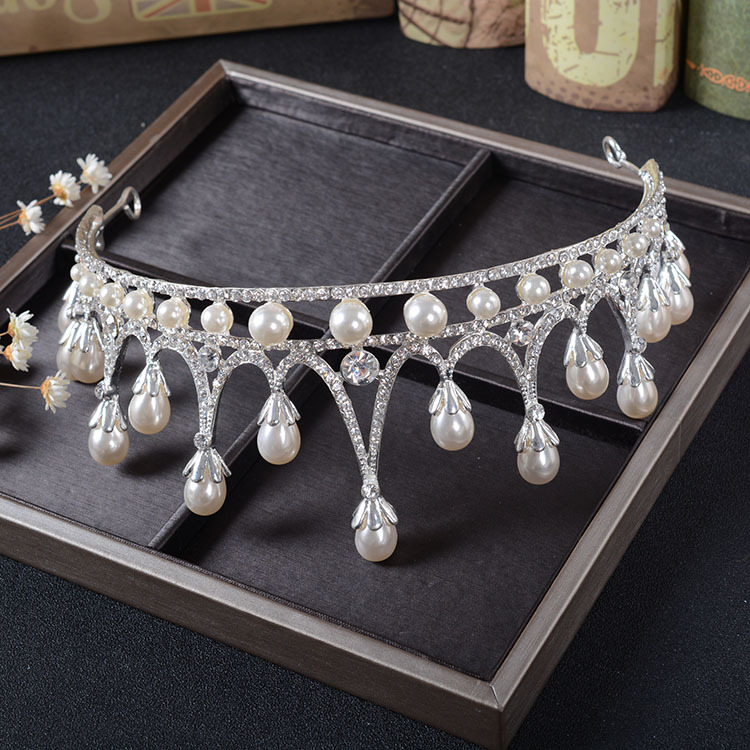 SET010 เครื่องประดับ 3 ชิ้น มงกุฎ สร้อยคอ ต่างหู จัดเซทสวยงาม สินค้าพร้อมส่งจากไทย