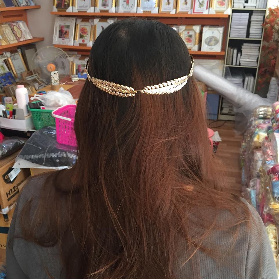 (พร้อมส่ง) มงกุฏ 042 มงกุฏใบมะกอก