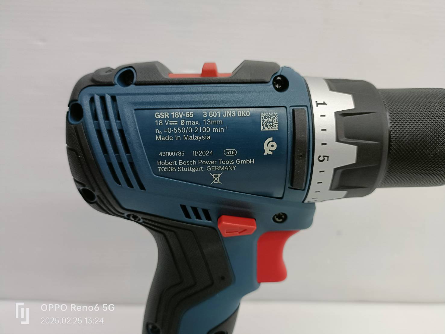 สว่านไขควงไร้สาย GSR18V-65 BOSCH SOLO