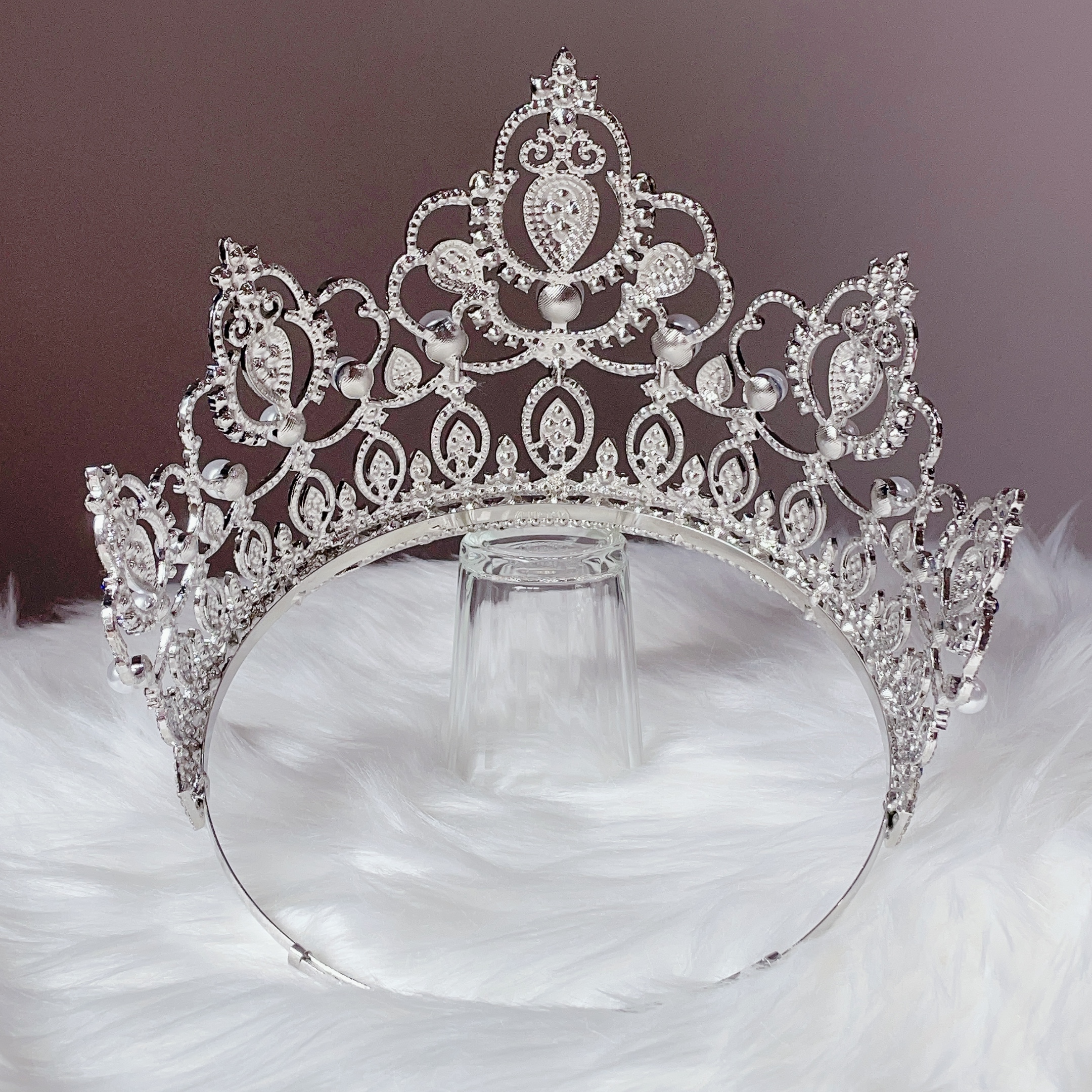 (พร้อมส่ง) มงกุฏ 092 สีน้ำเงิน มงกุฎนางงาม มงกุฎเพชร มงกุฎประกวด สินค้าพร้อมส่ง ไม่ต้องรอนาน งานพรีเมี่ยม