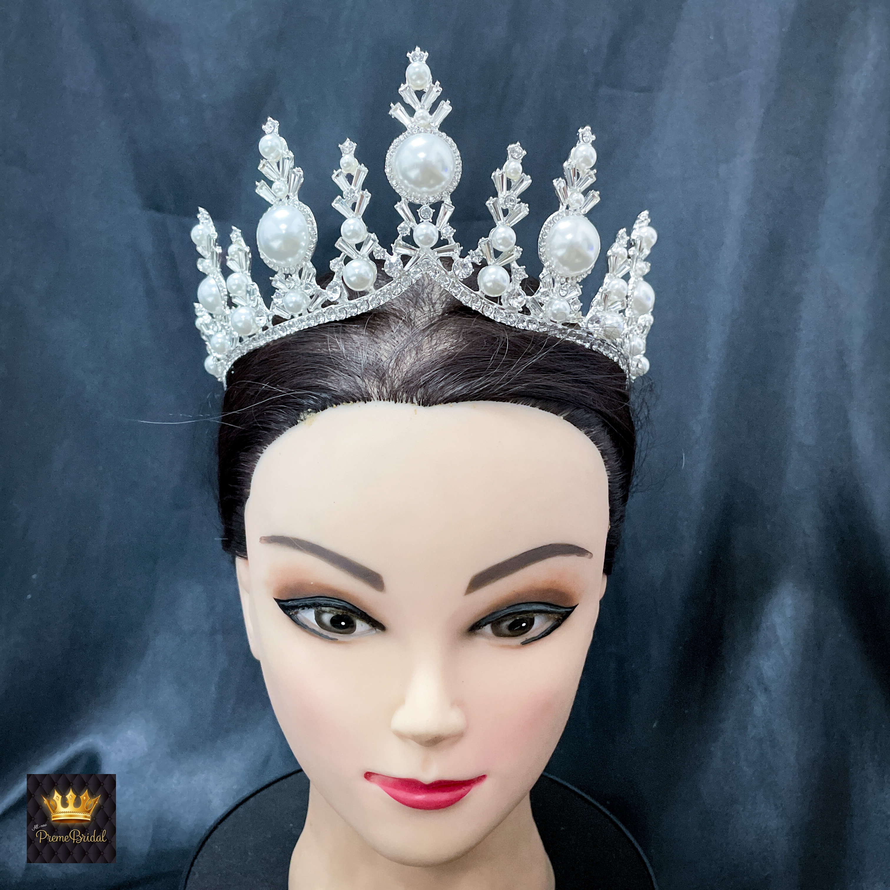 (พร้อมส่ง) เทียร่า 329 มงกุฎนางงาม งานสวย ปราณีต QCเพชรทุกเม็ด สินค้าพร้อมส่งจากไทย