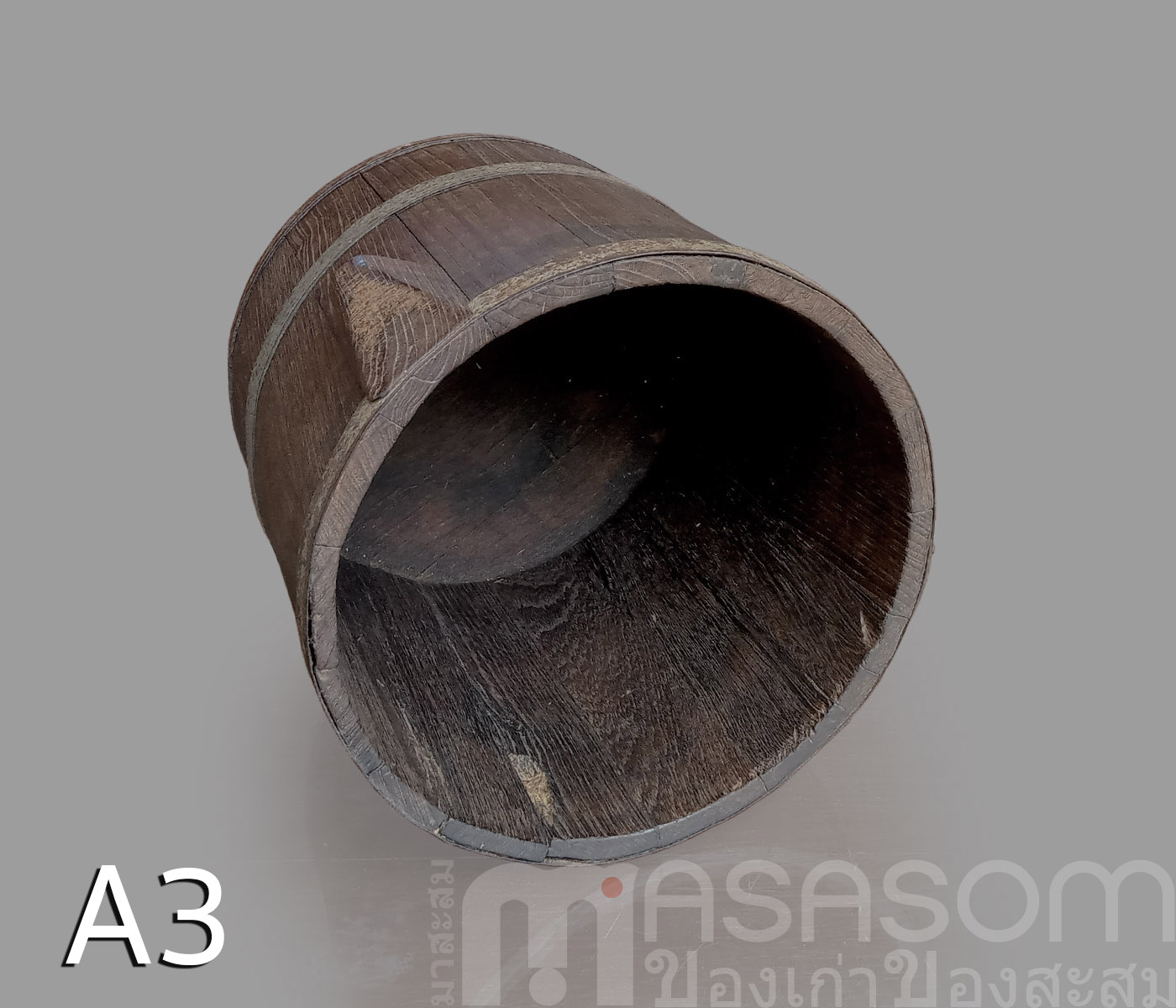 ถังไม้ตวงข้าวโบราณขนาด 10 ลิตร