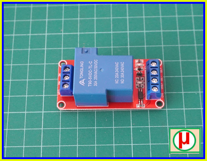 1x โมดูลรีเลย์ 5V /30A 250VAC 30VDC มีออปโต้คัปเปลอร์