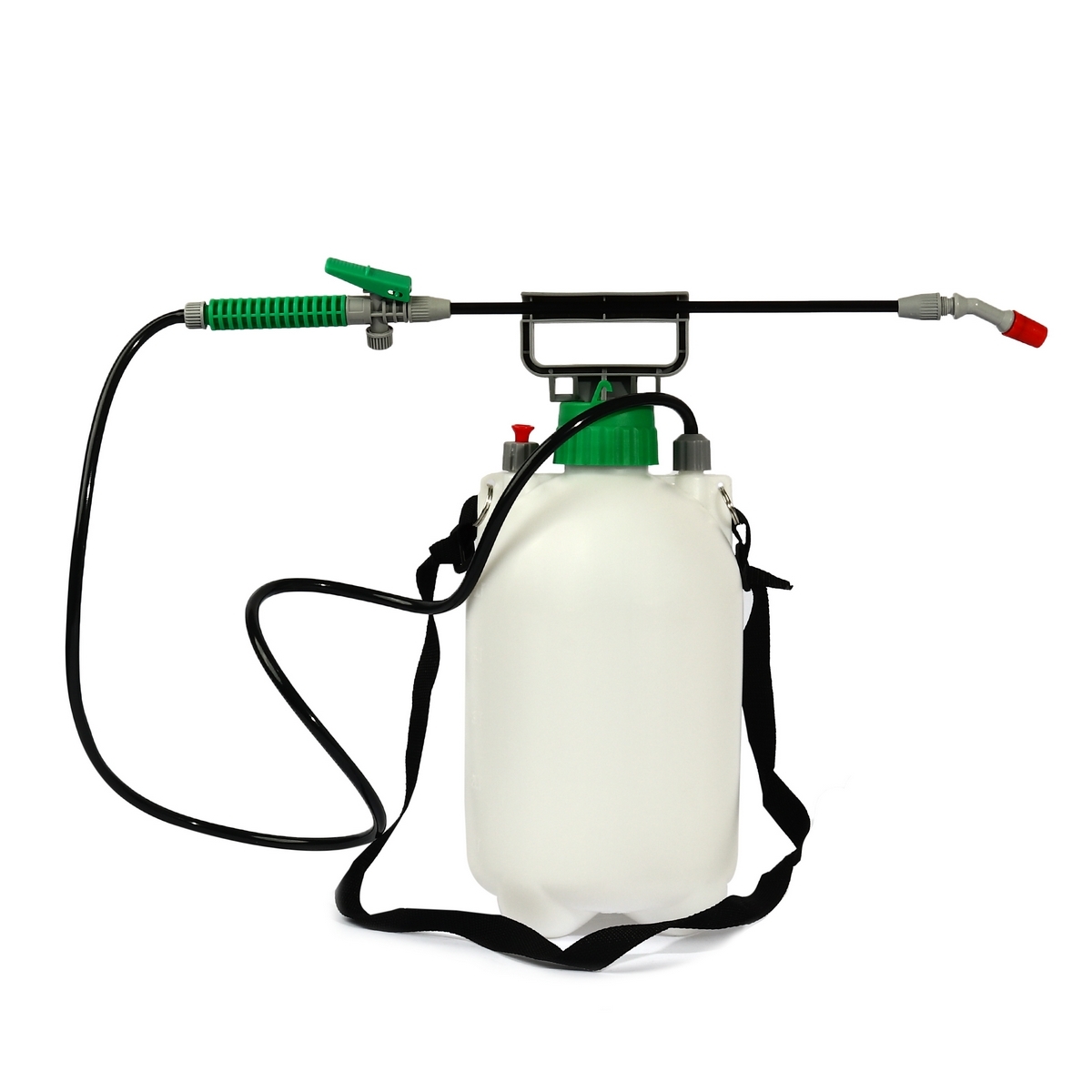 POLO ถังพ่นยามือโยก เครื่องพ่นยา ขนาด 5 ลิตร รุ่น SW05 สีขาว