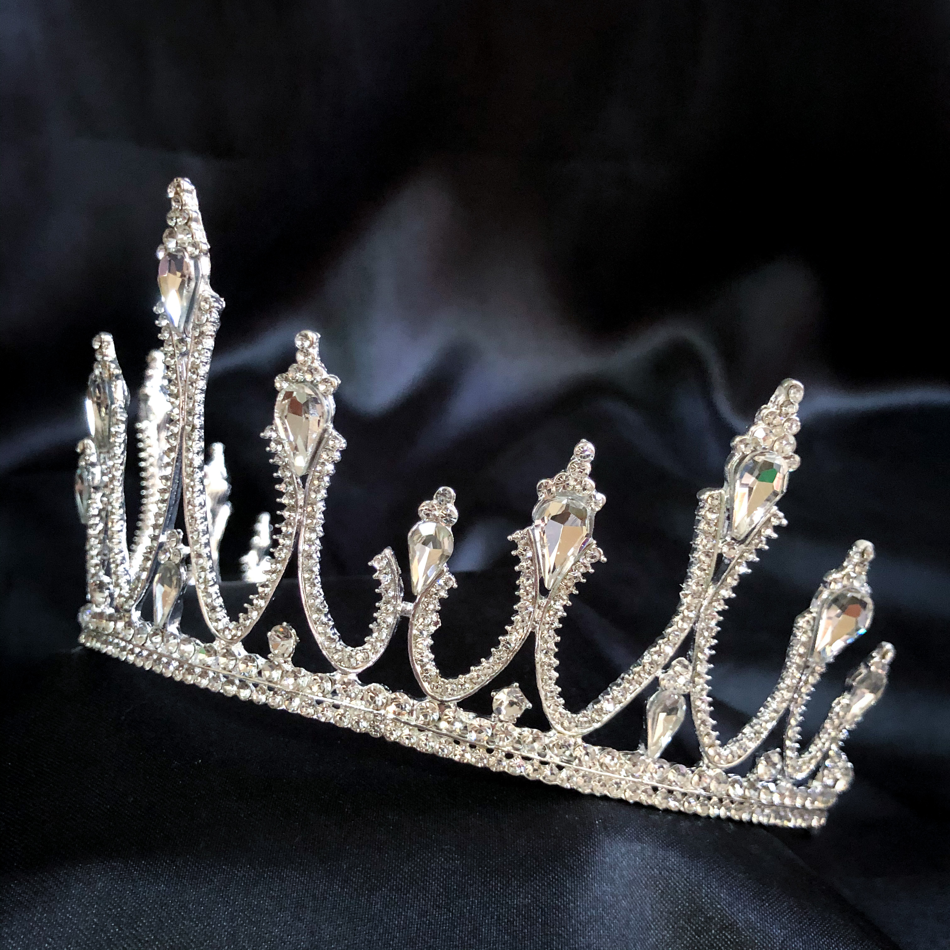 (พร้อมส่ง) เทียร่า 290 มงกุฎนางงาม มงกุฎเจ้าหญิง งานสวย ปราณีต QCเพชรทุกเม็ด สินค้าพร้อมส่งจากไทย