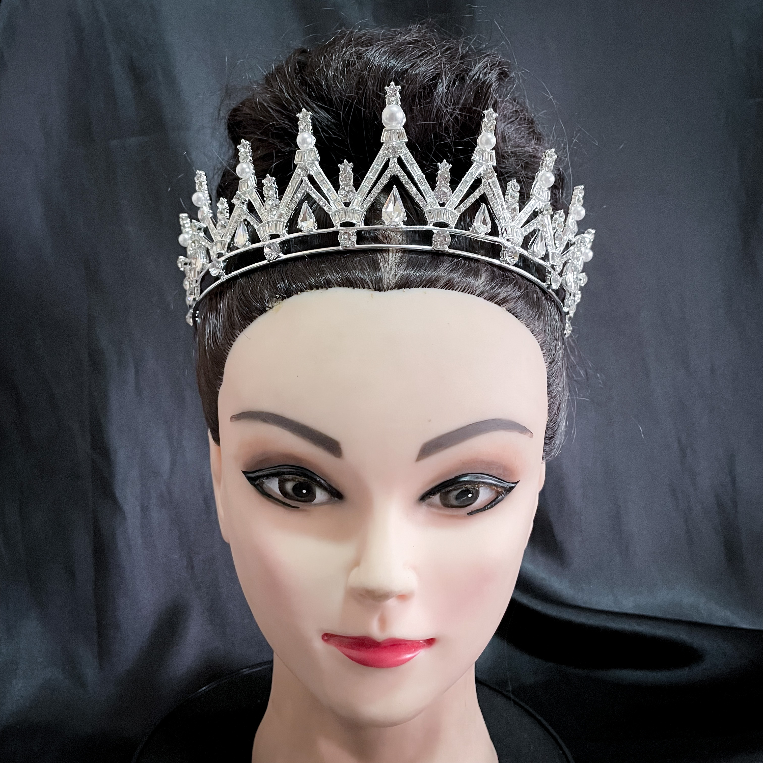 (พร้อมส่ง) เทียร่า 314 มงกุฎนางงาม มงกุฎเจ้าสาว งานสวย ปราณีต QCเพชรทุกเม็ด สินค้าพร้อมส่งจากไทย