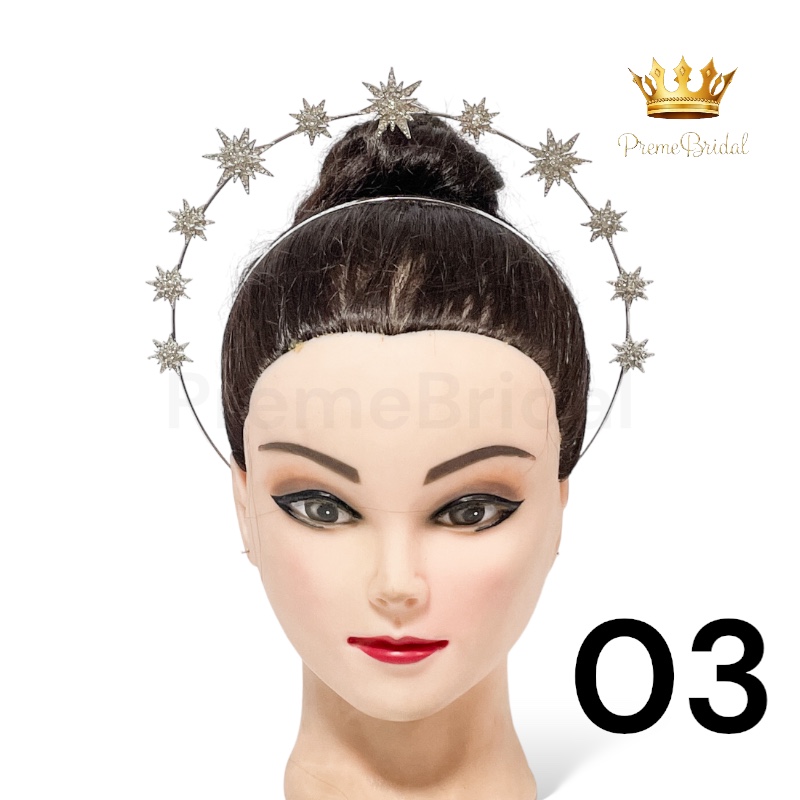(พร้อมส่งจากไทย) ที่คาดผมดาวประดับคริสตัล สไตล์เทพธิดา เด็กใส่ได้ ใส่ได้หลายโอกาส