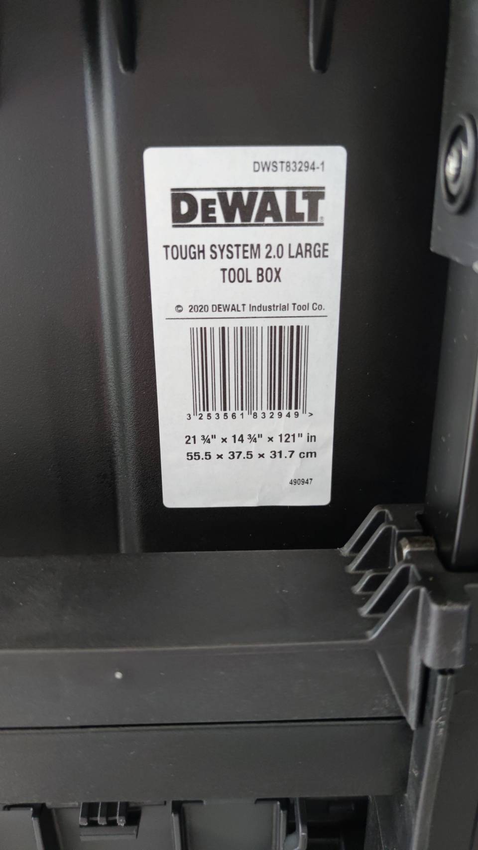 กล่องใส่เครื่องมือ+ถาด DWST83294-1 DEWALT TOUGHSYSTEM2.0