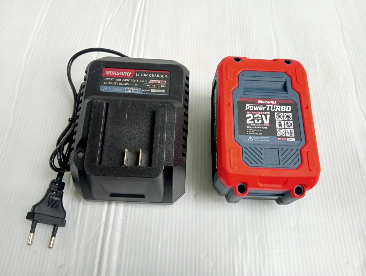 MASARU สว่านโรตารี่ไร้สาย รุ่น SCDR-205-B1 มอเตอร์ Brushless เจาะปูน สกัดคอนกรีต แถมดอกเจาะ ดอกสกัด