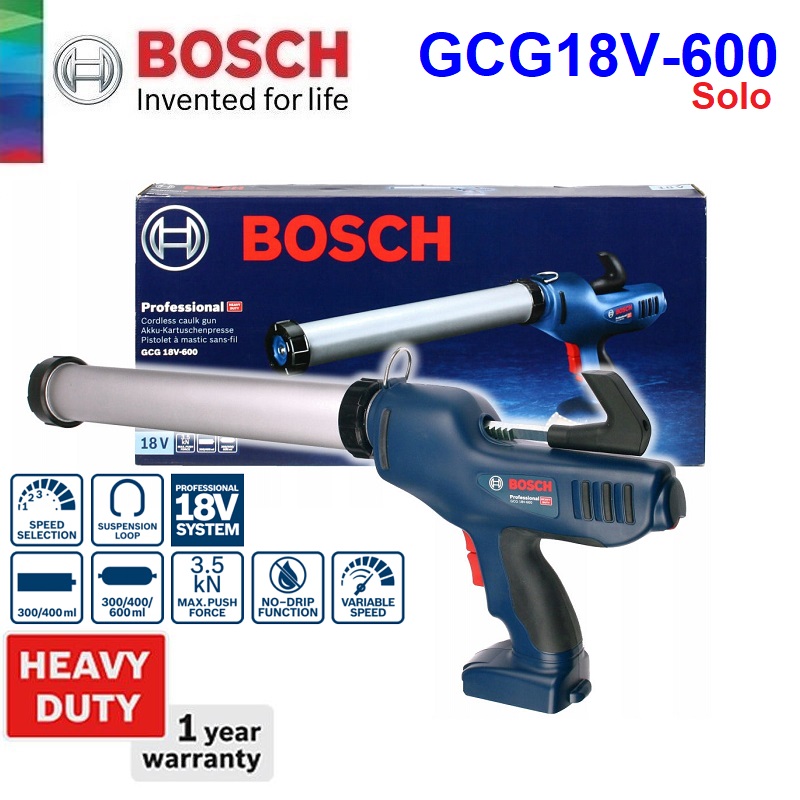 ปืนยิงซิลิโคน18V GCG18V-600 BOSCH Solo