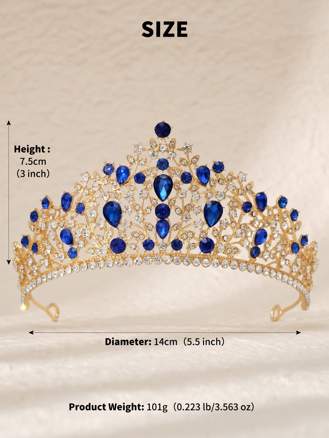 (พร้อมส่ง) เทียร่า 396 มงกุฎนางงาม มงกุฎเจ้าสาว มงกุฎเพชร งานพรีเมี่ยม สินค้าพร้อมส่งจากไทย