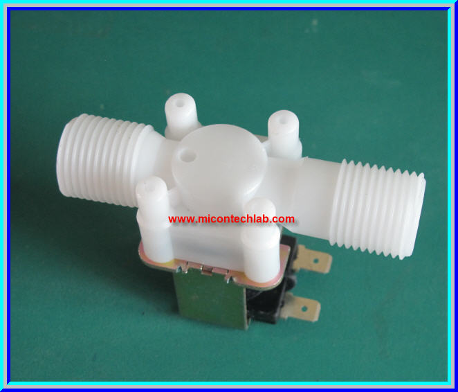 1x วาล์วน้ำแม่เหล็กโซลินอยด์ 12Vdc ขนาด 1/2 นิ้ว Solenoid valve