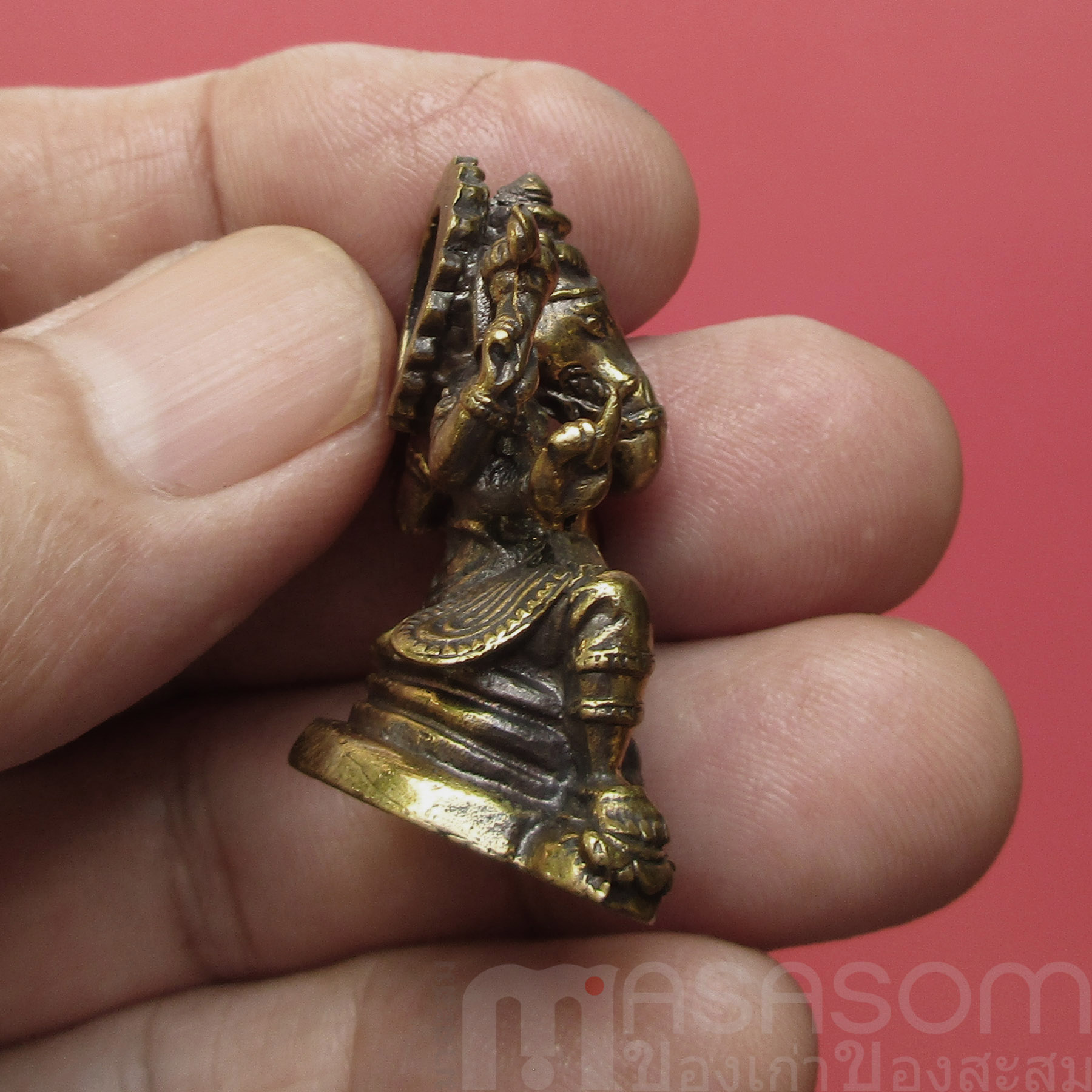 พระพิฆเนศทองเหลืองขนาดเล็ก