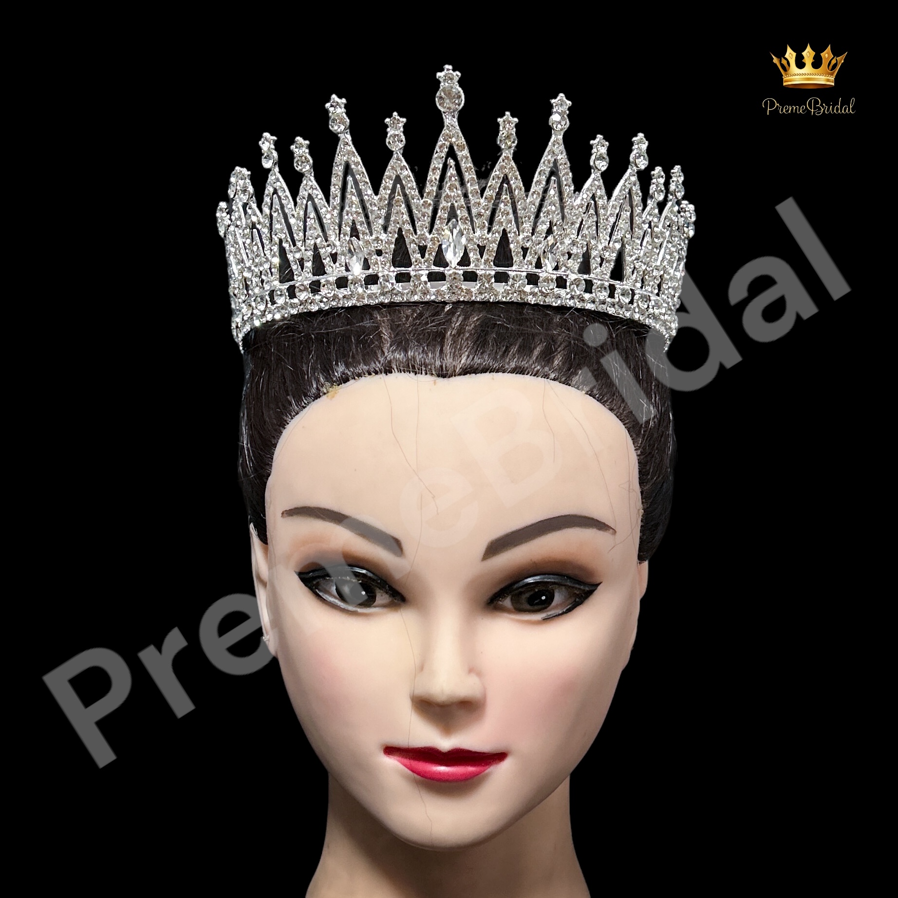 (พร้อมส่ง) เทียร่า 428 ครึ่งหัว งานเจ้าสาว งานสวย ปราณีต QCเพชรทุกเม็ด สินค้าพร้อมส่งจากไทย