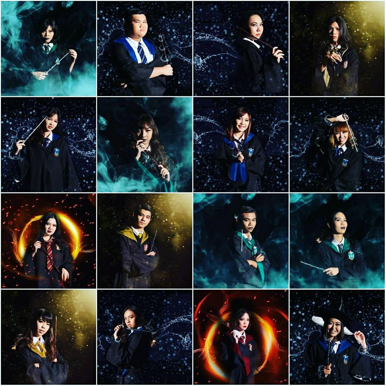 ชุดเสื้อคลุมแฮรี่พ็อตเตอร์ # บ้าน Gryffindor