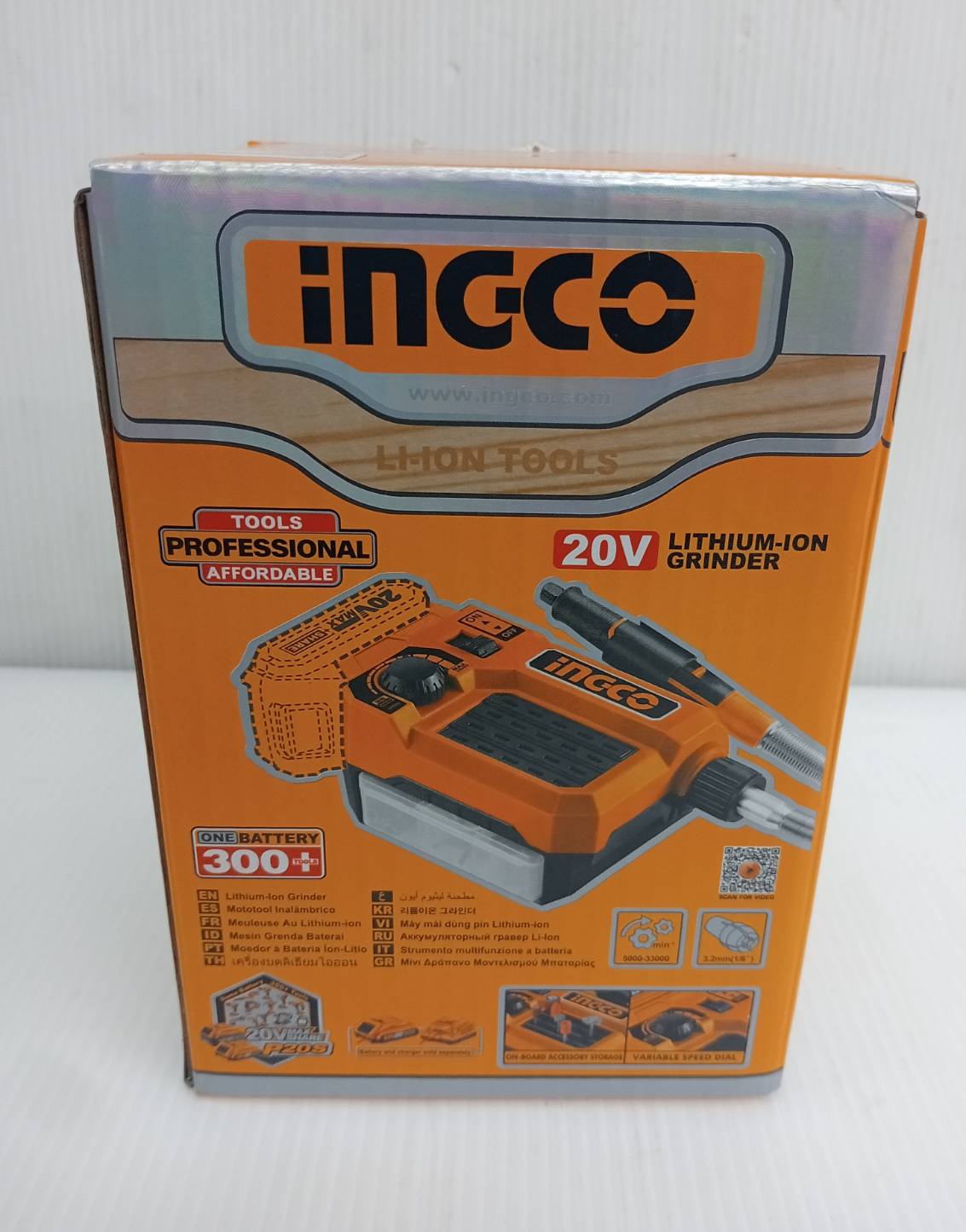 เจียรสายอ่อน20V CMGLI2001 INGCO (เครื่องเปล่า)