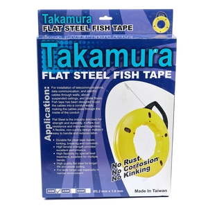 ฟิชเทปเหล็กหุ้ม ยาว 30 เมตร SF-30 TAKAMURA