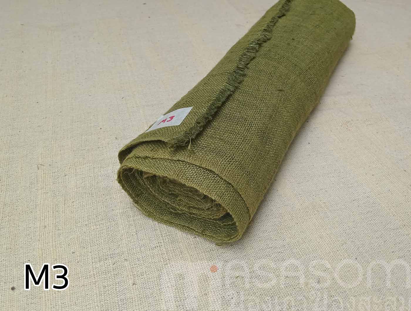 ผ้าใยกัญชงทอมือย้อมสี