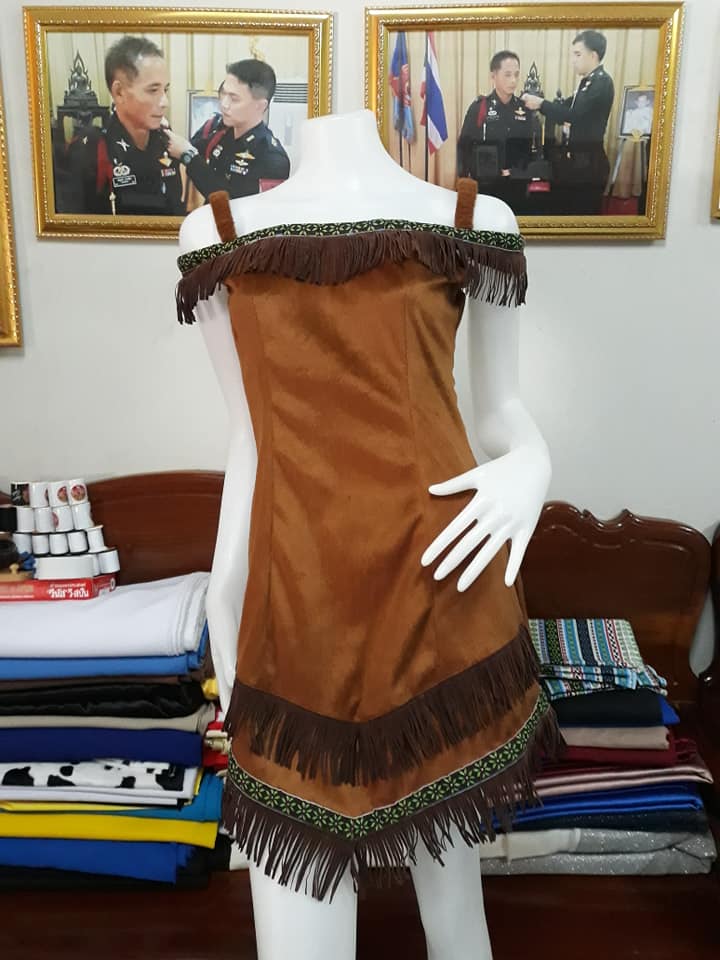 ชุดอินเดียแดงหญิง