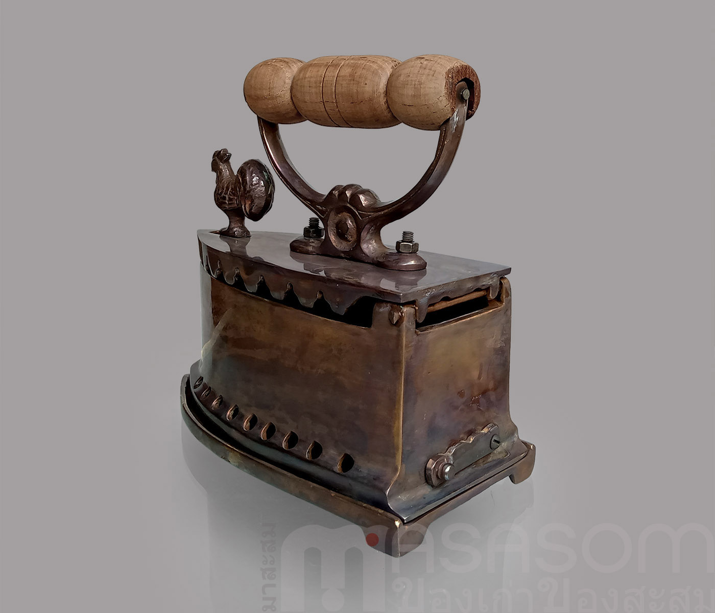 เตารีดทองเหลืองหัวไก่ 9 นิ้ว