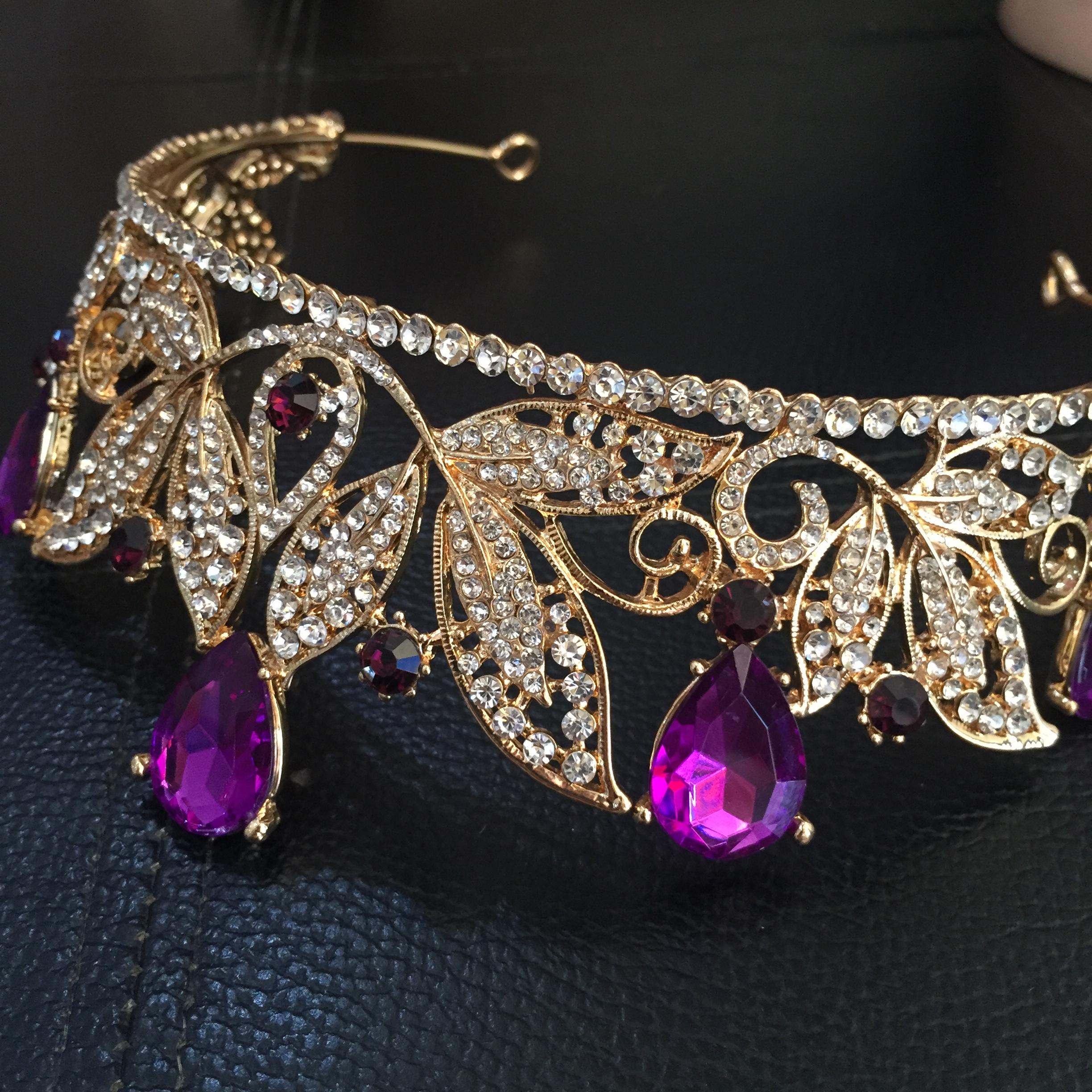 (พร้อมส่ง) เทียร่า 148 สีม่วง