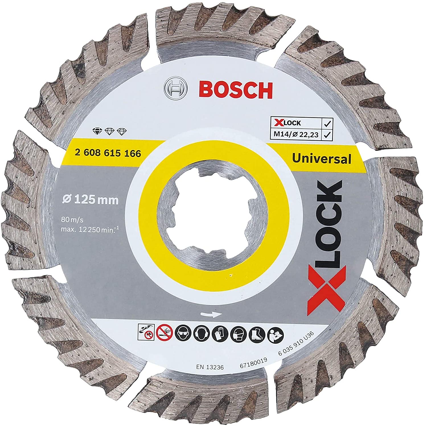 ใบเพชร5" Standard for Universal BOSCH X-LOCK