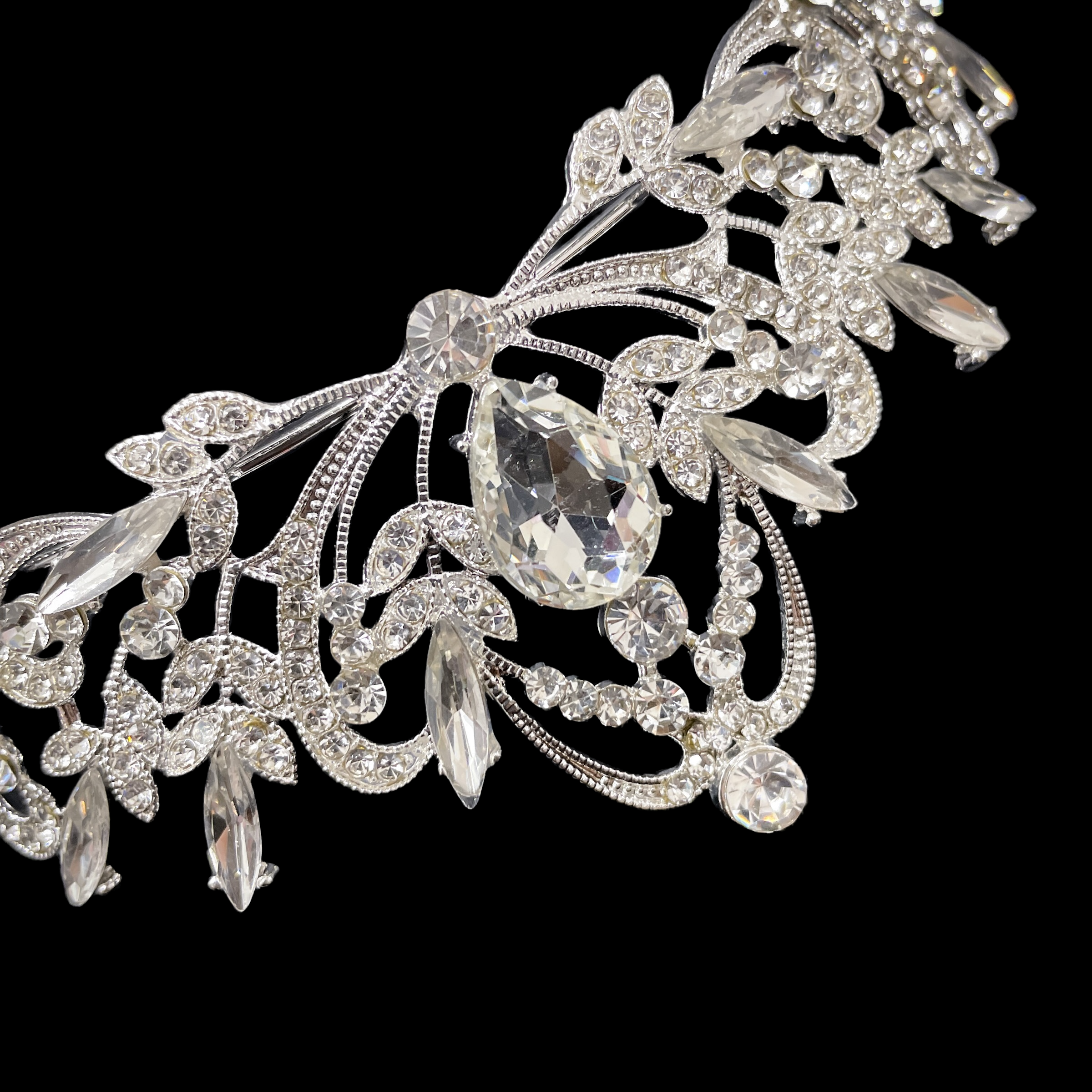 (พร้อมส่ง) เทียร่า 310 สีเงิน งานสวย ปราณีต QCเพชรทุกเม็ด สินค้าพร้อมส่งจากไทย