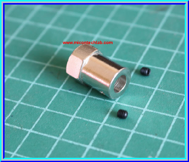 1x Iron Motor Shaft Coupling Coupler 6 mm (ข้อต่อแกนเพลา 6มม)