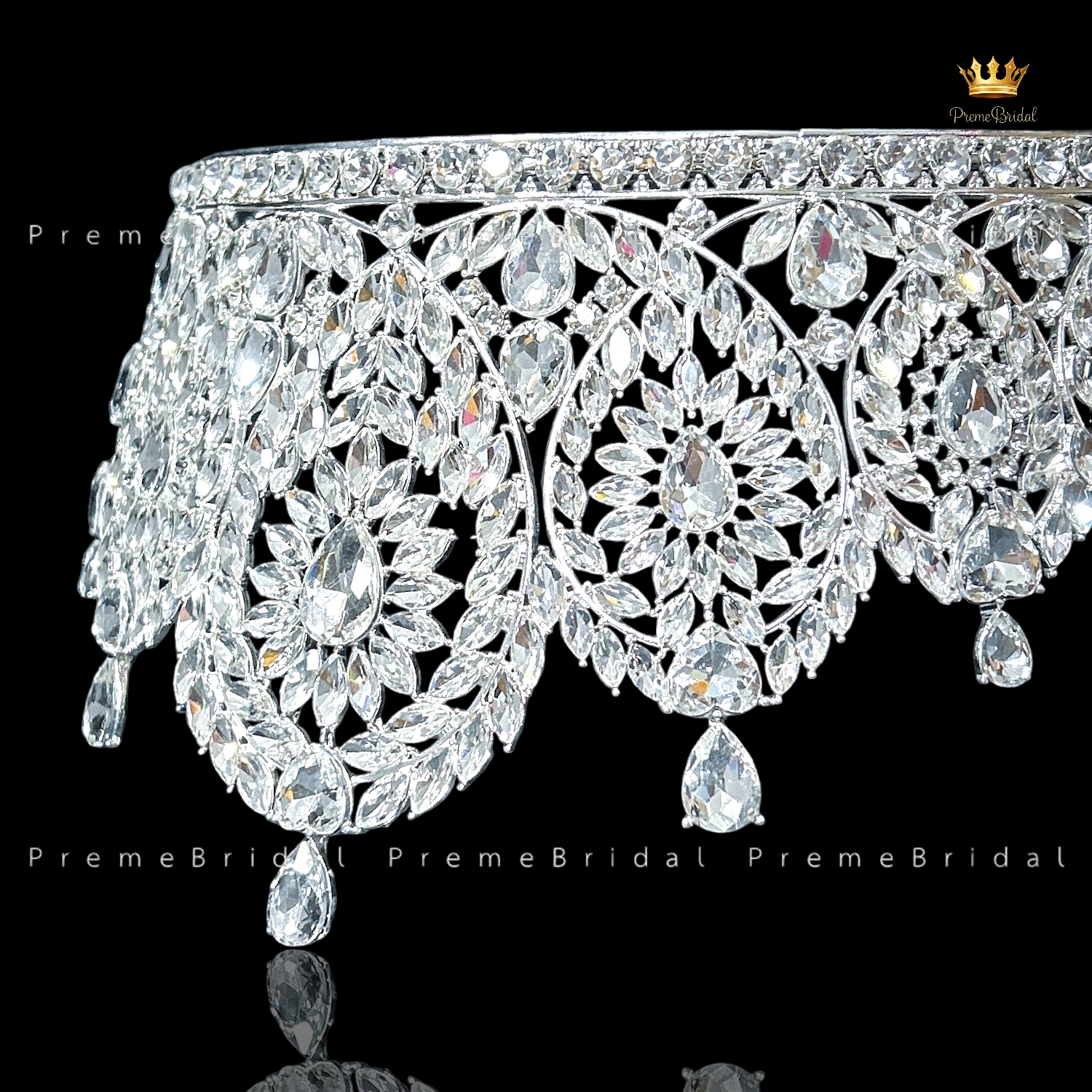 (พร้อมส่งจากไทย) มงกุฏ 131 ขนาดใหญ่ไซส์นางงาม งานสวย รุ่นฐานกลม ส่งด่วน ส่งจาก จ.อุบลราชธานี