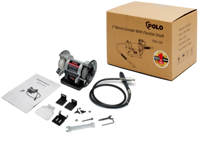 มอเตอร์หินเจียร+สายอ่อน TDS-75R POLO