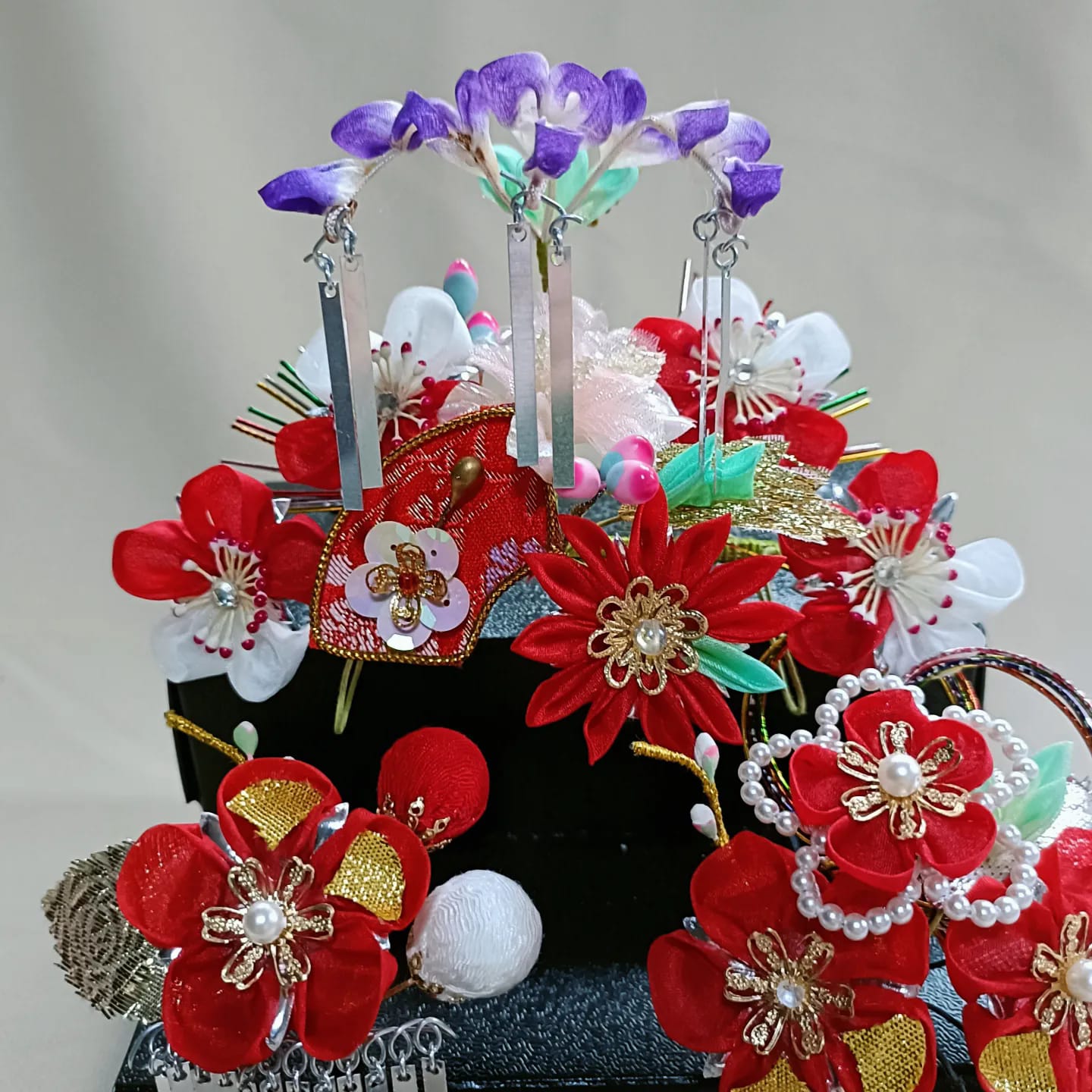 ชุดปิ่นดอกไม้ญี่ปุ่นใหญ่PINJ038