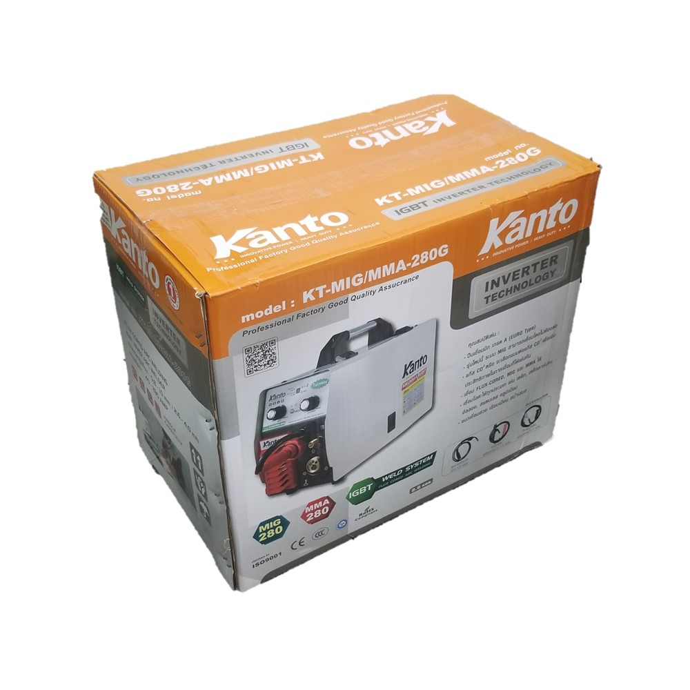 เครื่องเชื่อมไฟฟ้า2ระบบ KT-MIG/MMA-280 KANTO