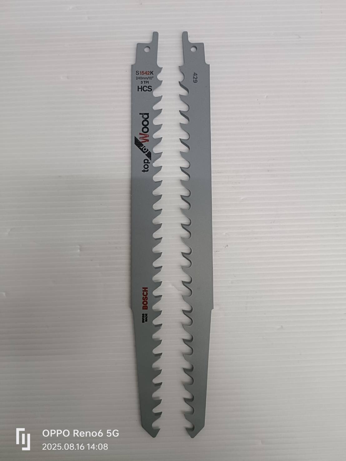 ใบเซเบอร์ S1542K BOSCH 2608650681