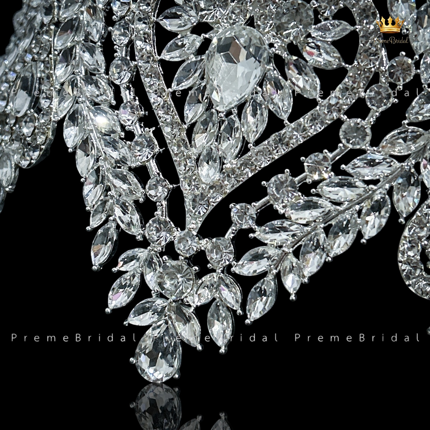 (พร้อมส่ง) เทียร่า 446 มงกุฎครึ่งหัว ไซส์นางงาม ขนาดใหญ่ สวย ปราณีต QCเพชรทุกเม็ด สินค้าพร้อมส่งจากไทย