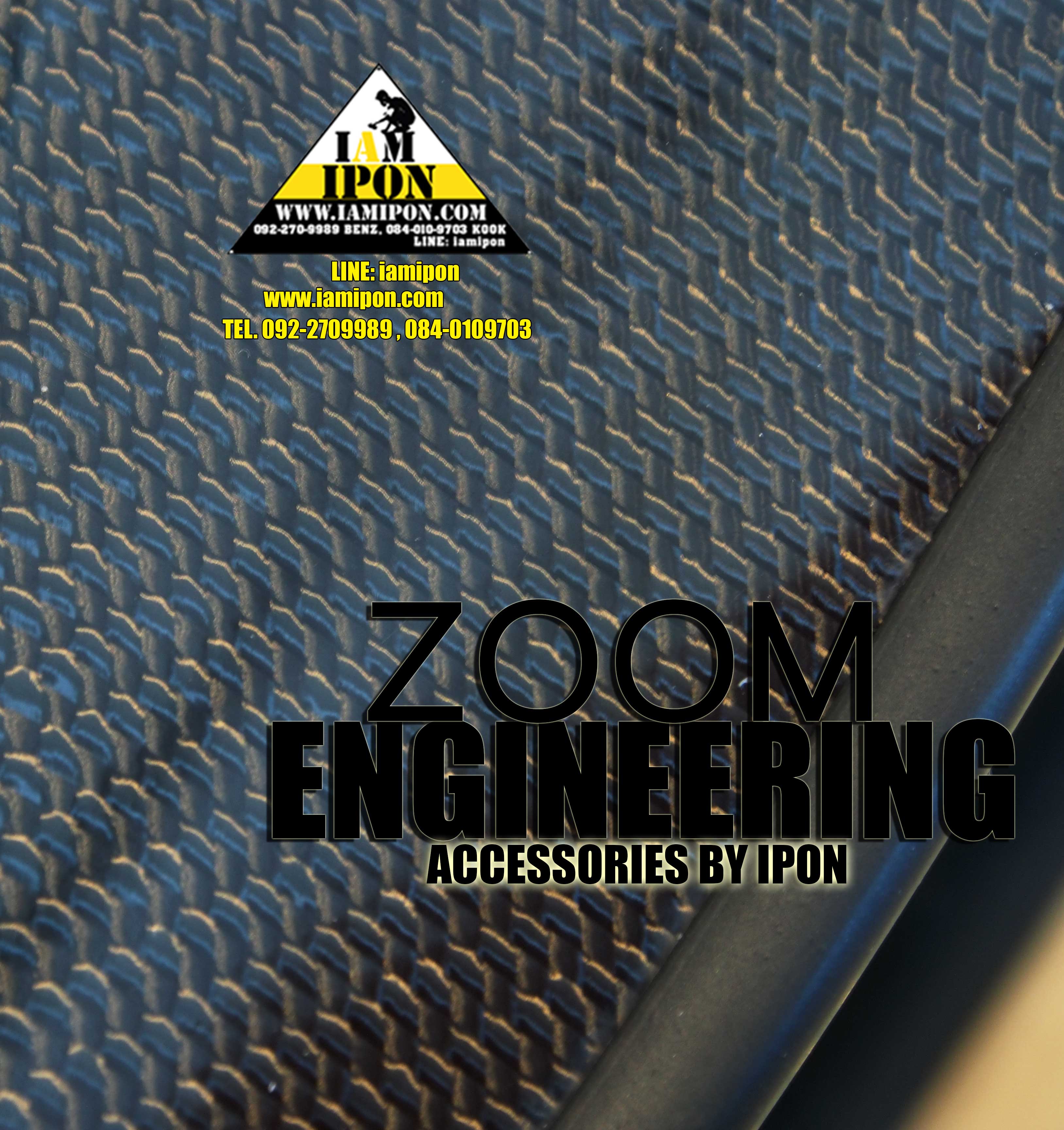 ZOOM ENGINEERING CARBON กระจกมองหลังคาร์บอนในเก๋ง