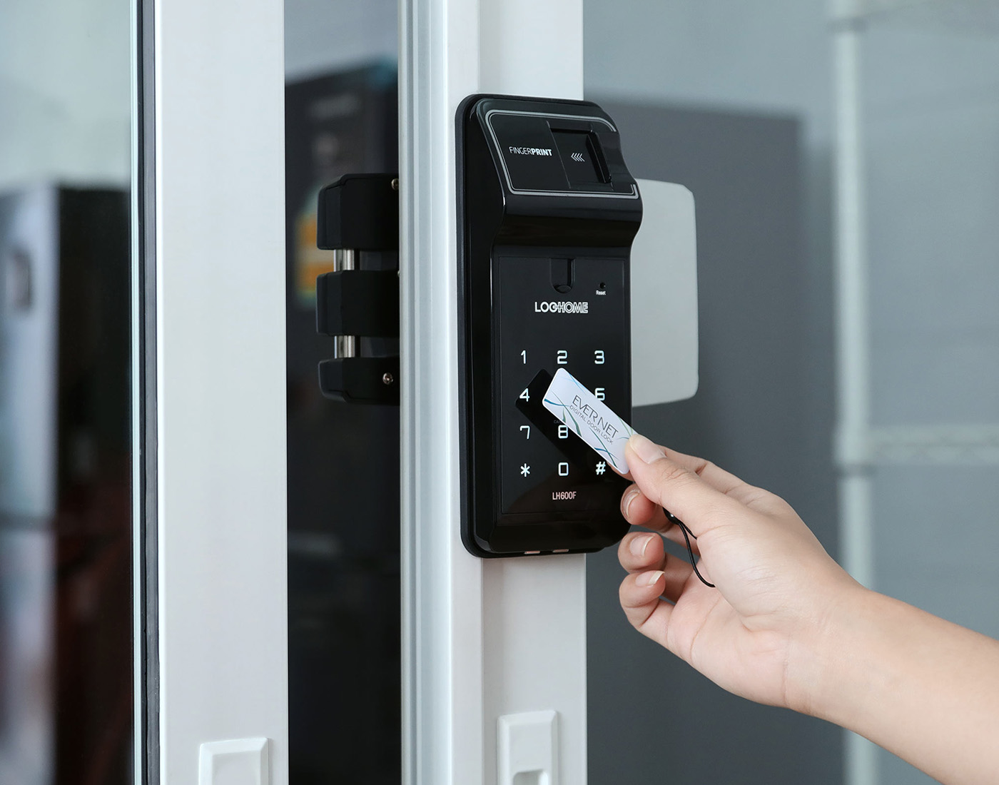 คีย์แท็ก RFID Card สำหรับกลอนล็อคประตู digital