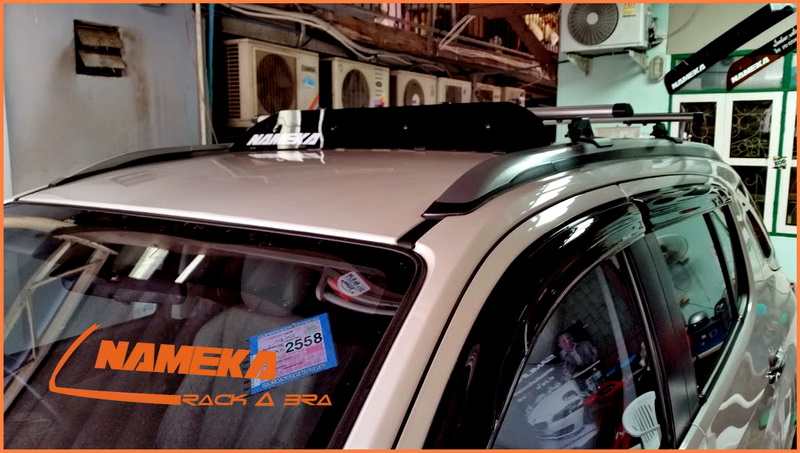 Roof Rack NC-07 ชุดขาจับพร้อมควานขวาง แร็คหลังคา ISUZU MU-X ตรงรุ่น