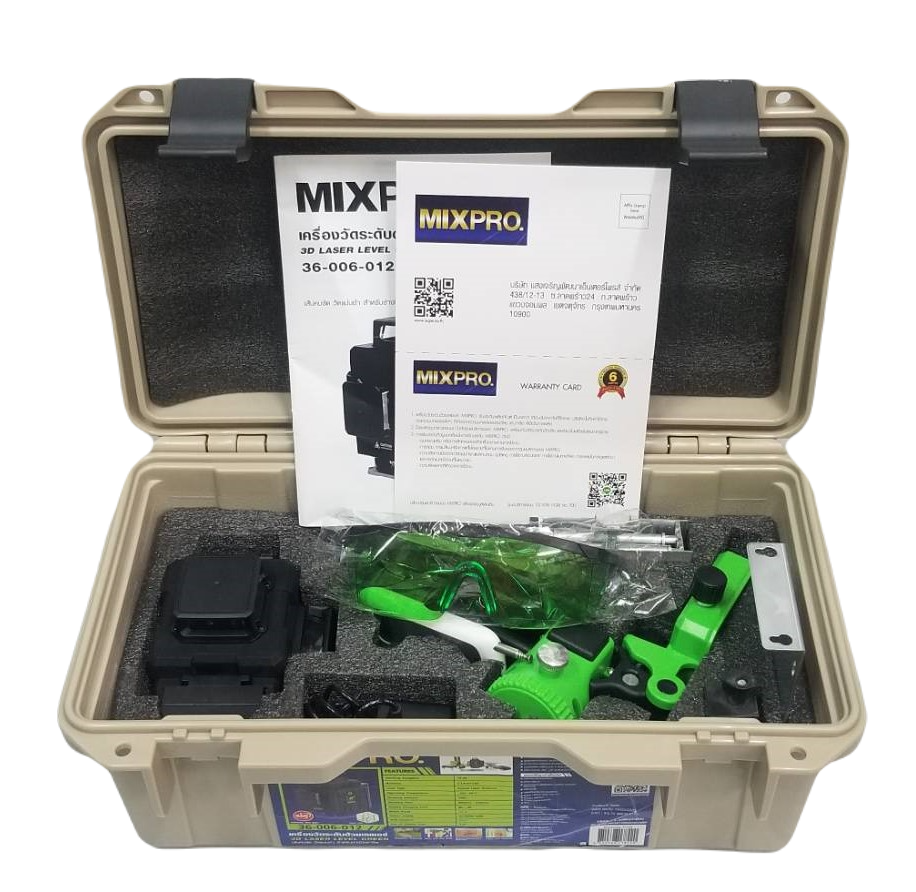 เลเซอร์16เส้น 36-006-012 MIXPRO สีเขียว