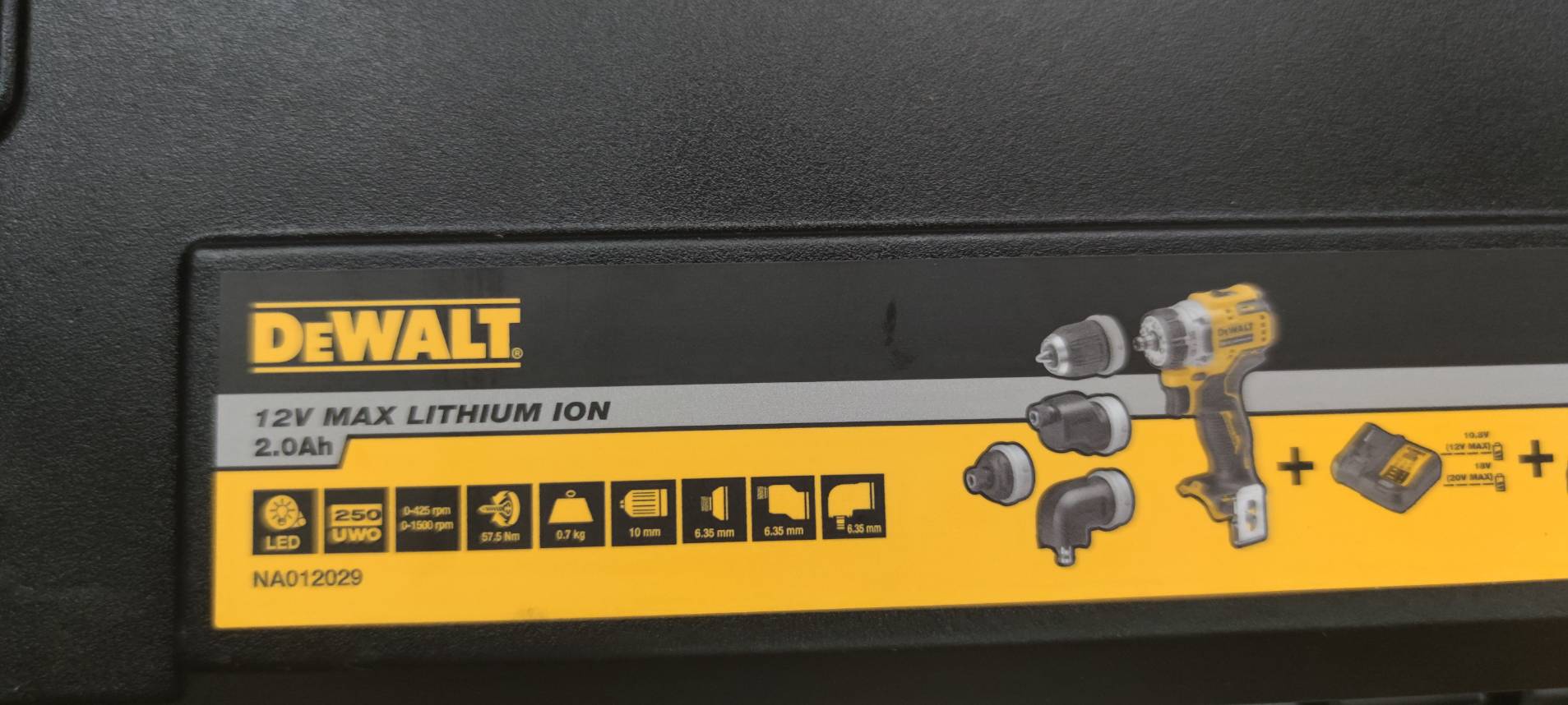 สว่านไร้สาย12V เปลี่ยนหัวได้5in1 DCD703D2 DEWALT