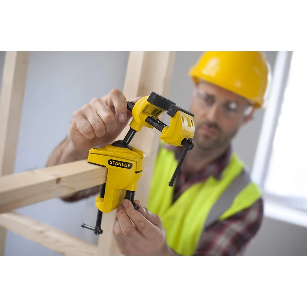 STANLEY ปากกาจับชิ้นงาน 3" แบบชุดคู่ หมุนได้360องศา รุ่น 1-83-069