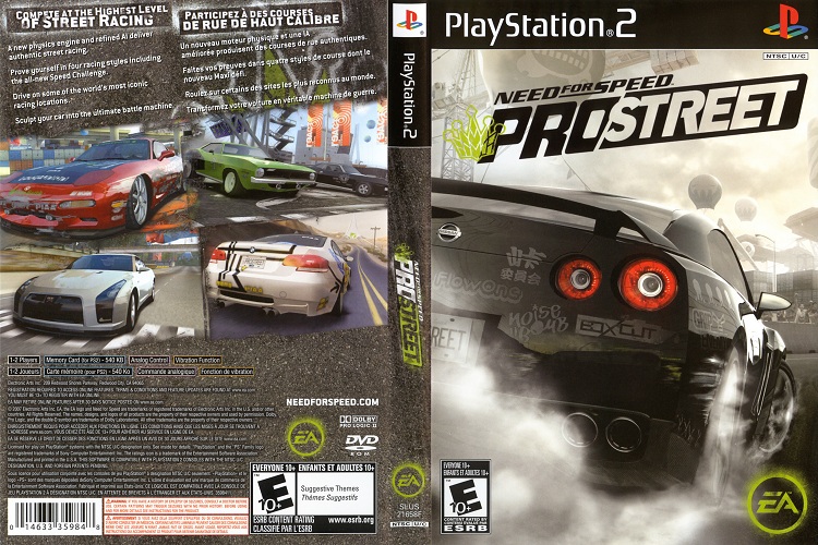 NEED FOR SPEED PRO STREET [US : DVD5 1 Disc]
