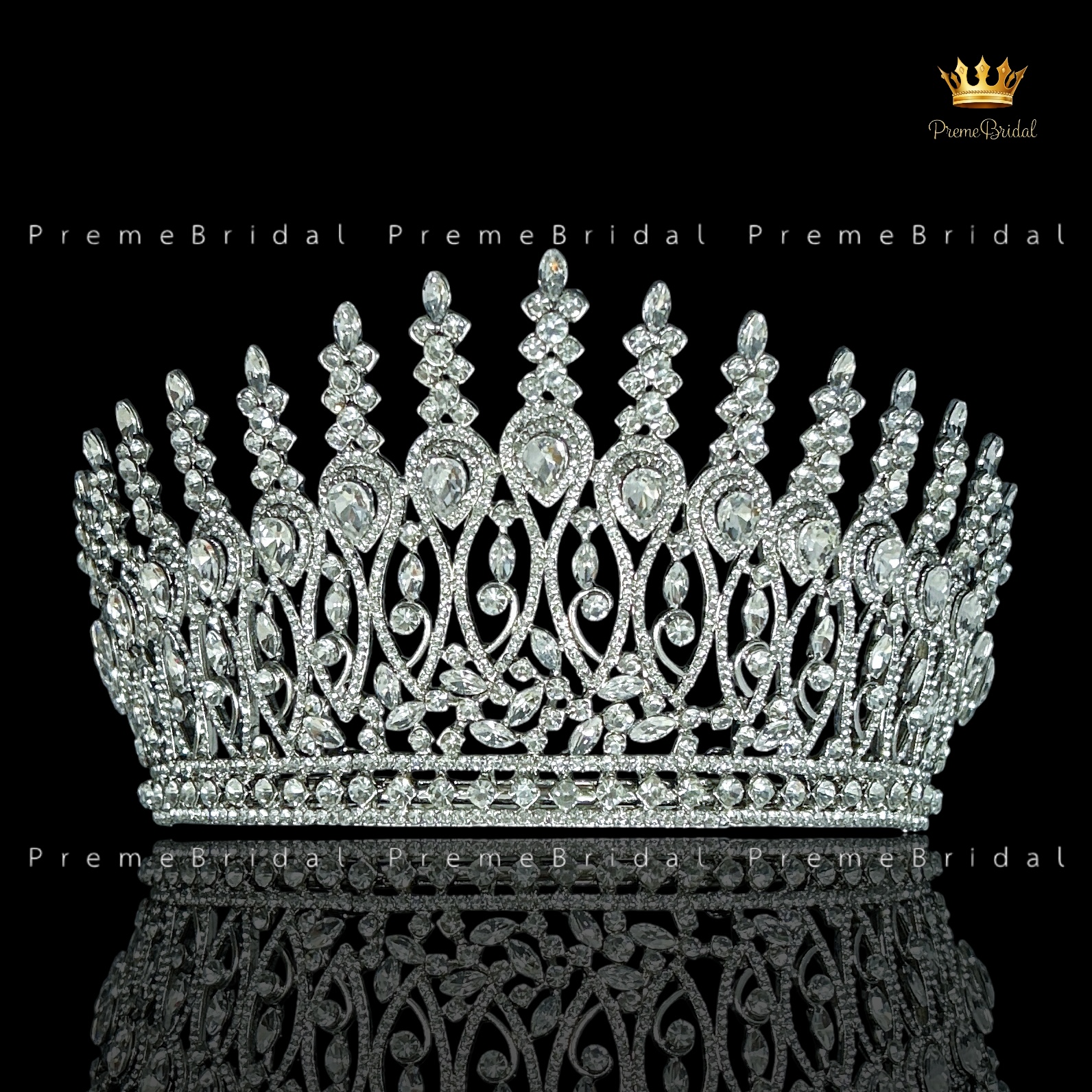 (พร้อมส่งจากไทย) มงกุฏ 135 ขนาดใหญ่ งานสวย ปรับขนาดได้ ส่งจาก จ.อุบลราชธานี