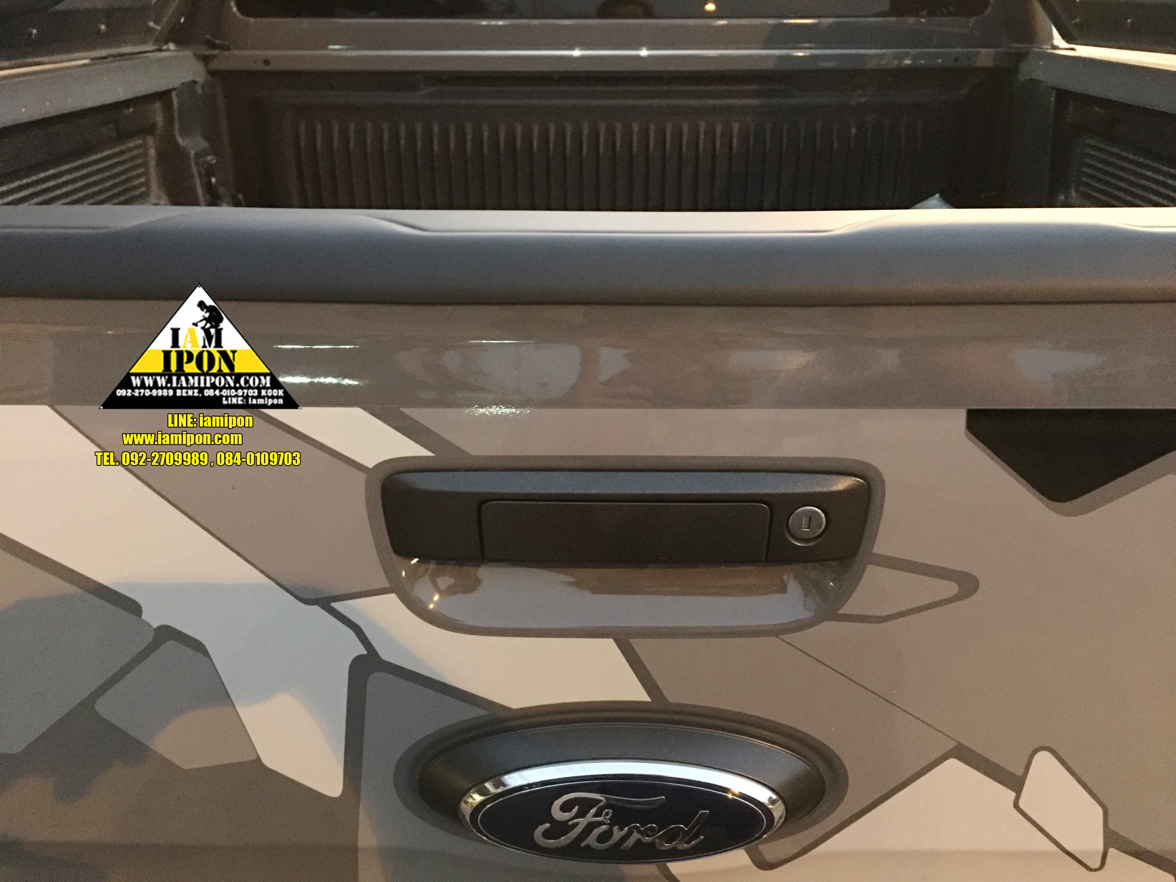 EGDE PROTECTOR PICKUP FULL FORD RANGER RAPTER FLATBLACK กันรอยขอบกระบะดำด้านฟอร์ดเรนเจอร์แร็ปเตอร์