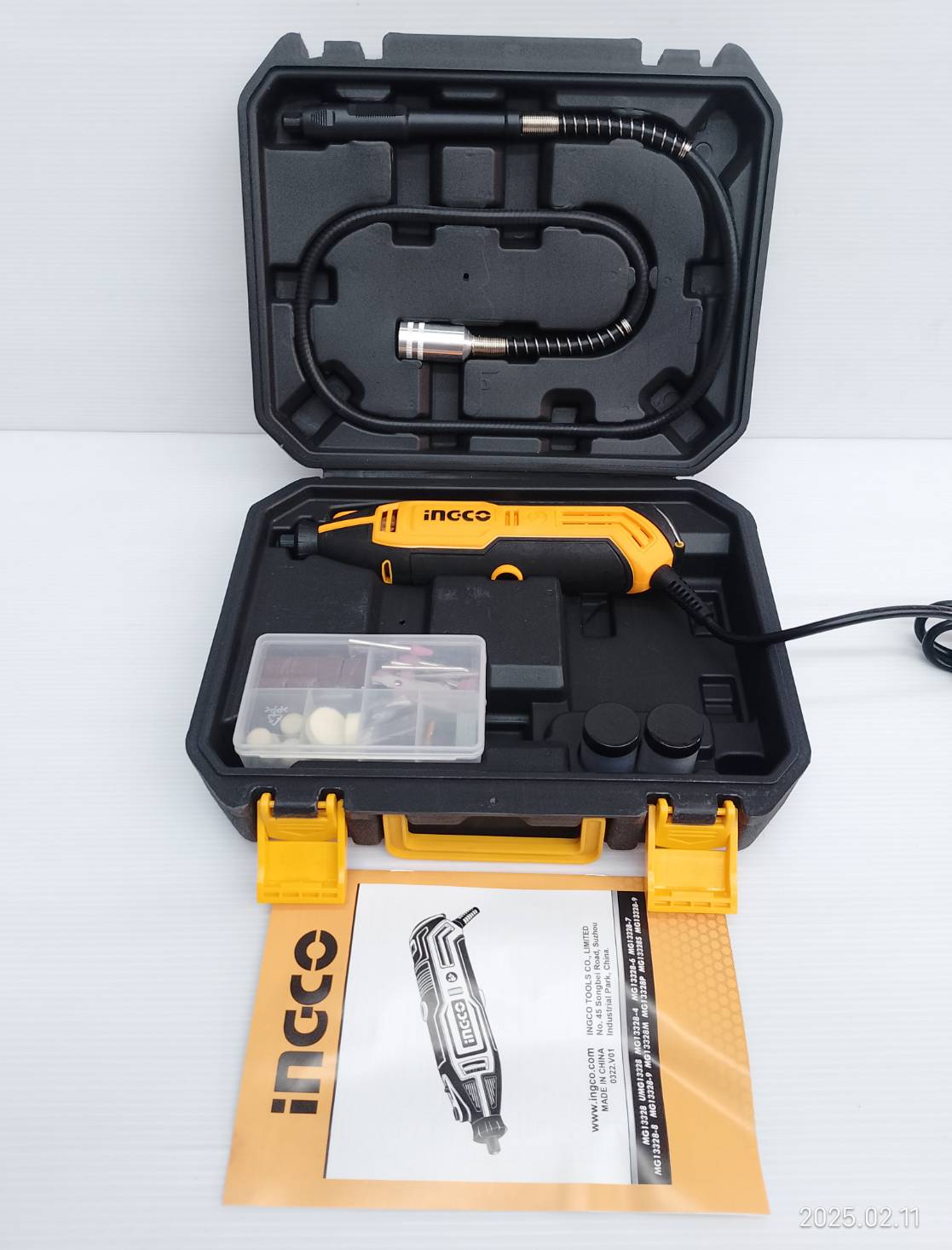 เครื่องเจียรมินิ พร้อมอุปกรณ์เสริม 109 ชิ้น รุ่น MG13328 INGCO