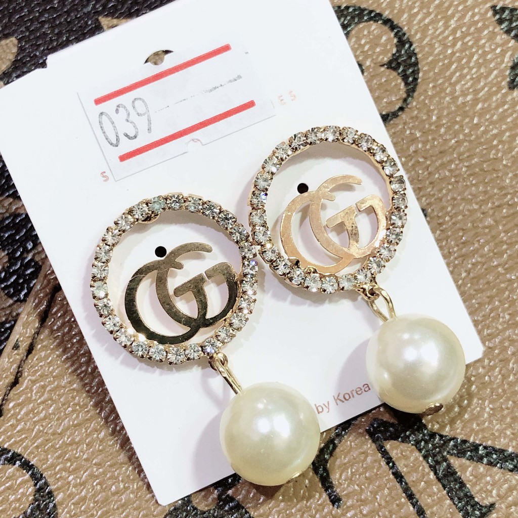 ต่างหูงานแฟชั่นเกาหลี สำหรับผู้ที่เจาะหู ราคา 25฿