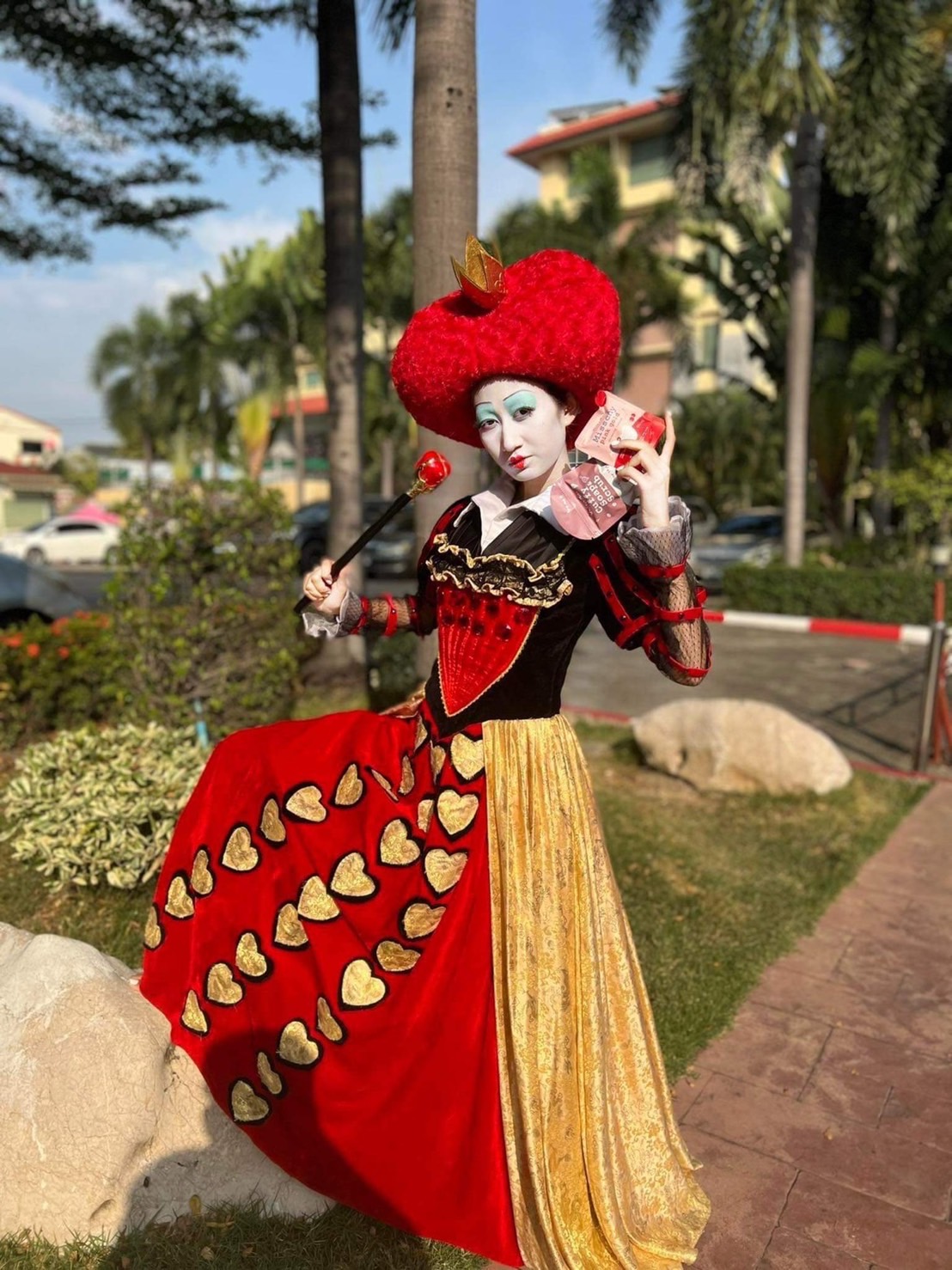 ชุดราชินีโพแดง / ชุดราชินีอิเรซเบธ / ชุด Red Queen @ อลิส อิน วันเดอร์แลนด์ / ชุดราชินีแดง / ชุดราชินีไพ่